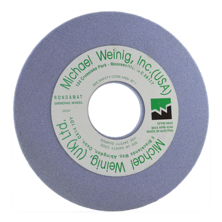 Weinig Grinding Wheel Premium Blue 225 x 5 x 60mm bore Masse Sales Ltd.